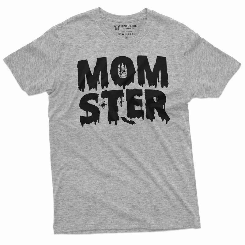Momster Halloween Shirt Funny Mom Halloween Graphic Tee Cute Spooky Gift For Moms 1