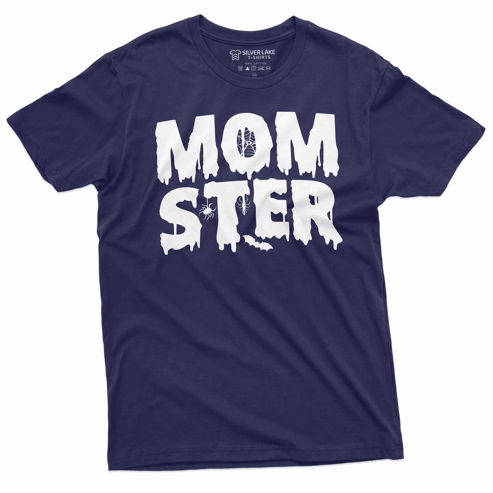 Momster Halloween Shirt Funny Mom Halloween Graphic Tee Cute Spooky Gift For Moms 3
