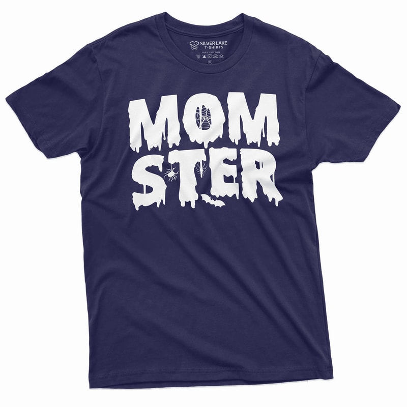 Momster Halloween Shirt Funny Mom Halloween Graphic Tee Cute Spooky Gift For Moms 3