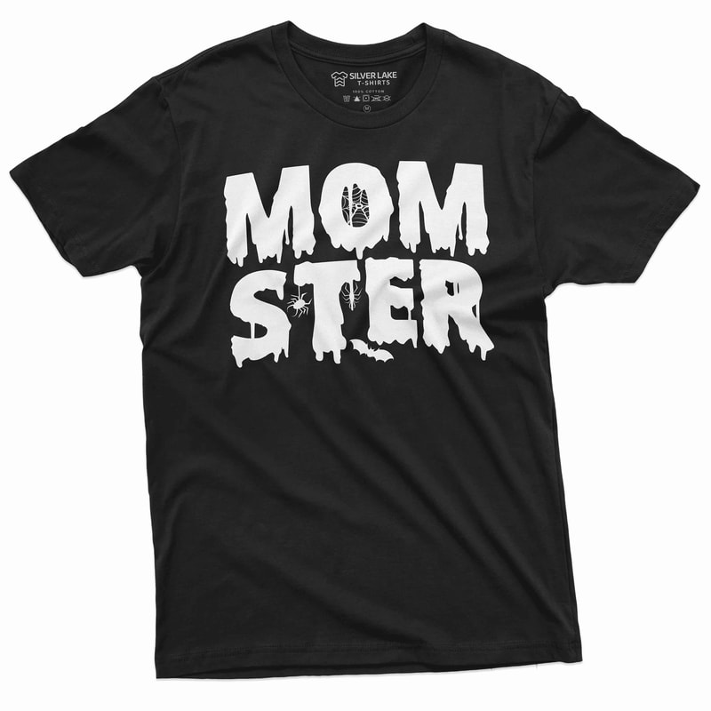 Momster Halloween Shirt Funny Mom Halloween Graphic Tee Cute Spooky Gift For Moms 0