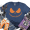 Matching Family Pumpkin Face Shirts Funny Halloween Costume Tees For Family Group Outfits 3