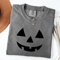 Jack O Lantern Pumpkin Shirt Comfort Colors Tee Spooky Halloween Graphic Shirt Vintage Fall Top 1