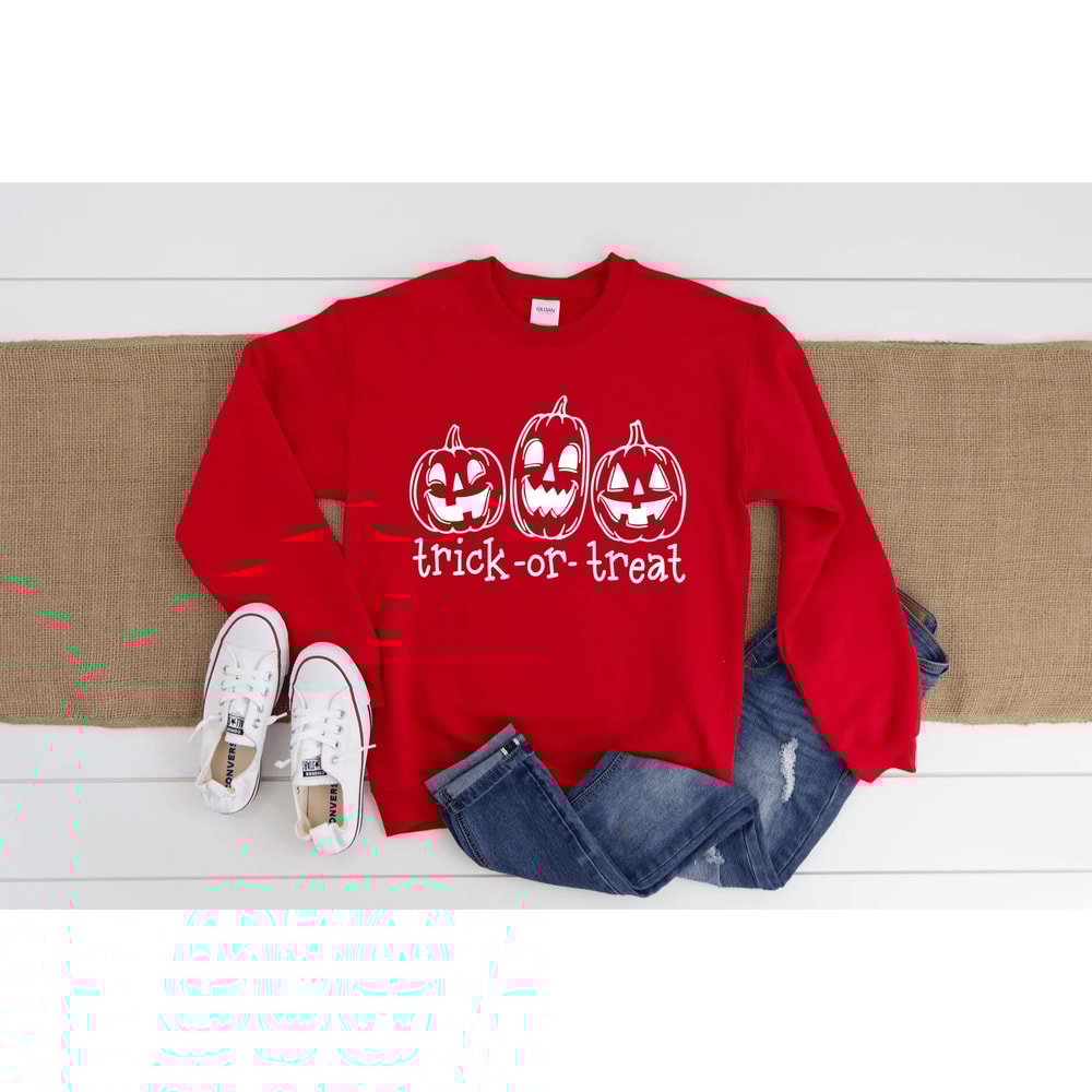 Trick Or Treat Halloween Shirt Funny Kids Spooky Graphic Tee Cute Halloween Gift Top 1