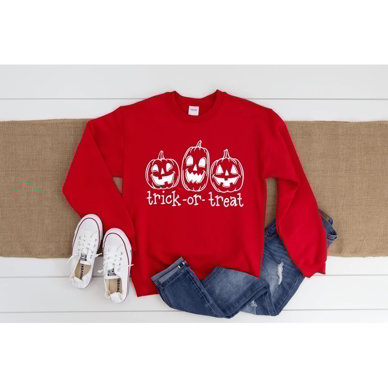 Trick Or Treat Halloween Shirt Funny Kids Spooky Graphic Tee Cute Halloween Gift Top 1