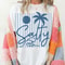 Salty Shirt Coastal Beach Vibes Graphic Tee Ocean Lover Summer Outfit 3