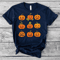 Pumpkin Halloween Party Shirt Funny Family Pumpkin Graphic Tee Spooky Costume Top 2