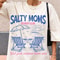 Salty Moms Beach Club Shirt Funny Beach Mom Tee Summer Gift 2