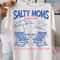 Salty Moms Beach Club Shirt Funny Beach Mom Tee Summer Gift 4