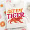 Get Em Tiger PNG Retro Preppy Distressed Design 1