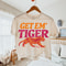 Get Em Tiger PNG Retro Preppy Distressed Design 3