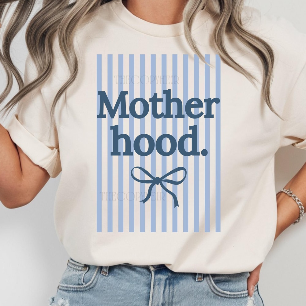 Coquette Motherhood PNG Trendy Preppy Mama Design 1