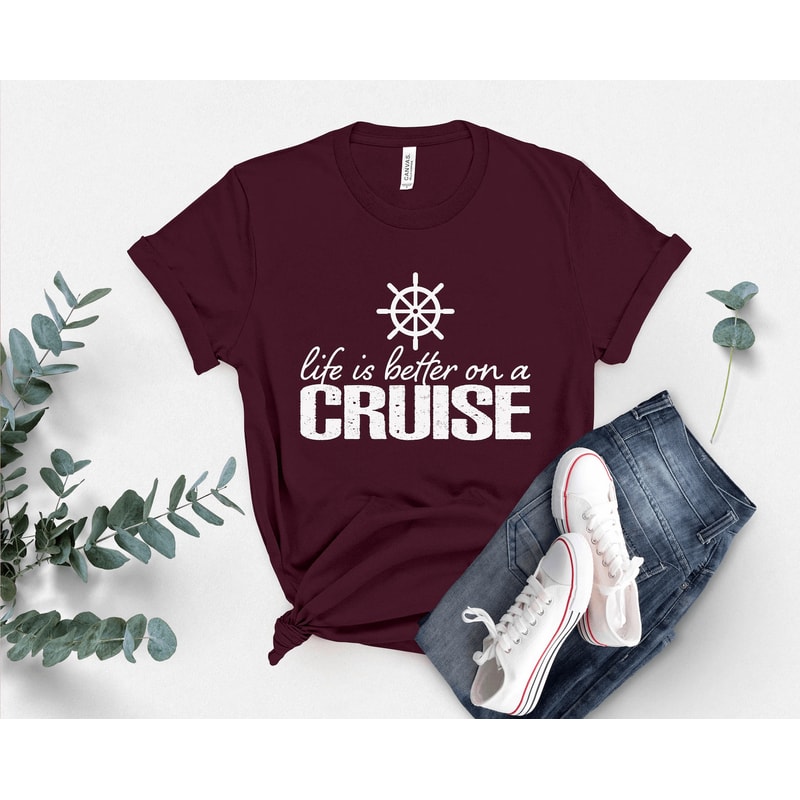 Life Is Better On A Cruise Shirt Family Matching Cruise Vacation Tee 2