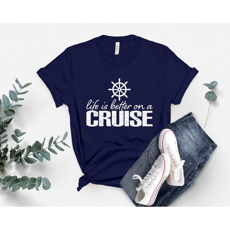 Life Is Better On A Cruise Shirt Family Matching Cruise Vacation Tee 4