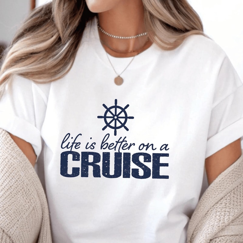 Life Is Better On A Cruise Shirt Family Matching Cruise Vacation Tee 5