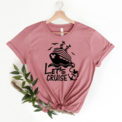 lets cruise shirt – custom family cruise matching vacation tee