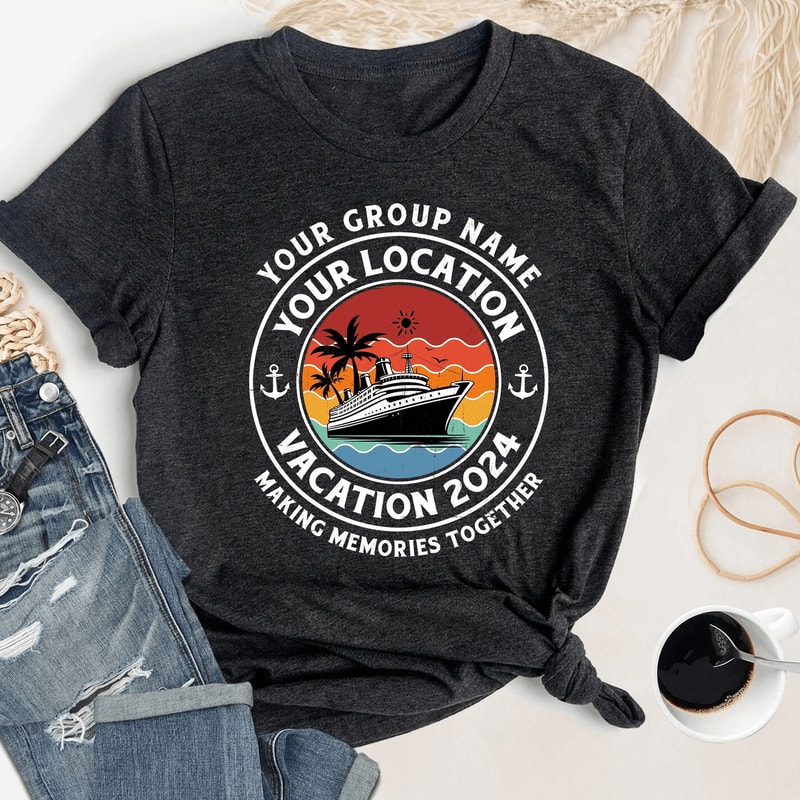 Custom Family Vacation Shirts Cruise Squad 2025 Matching Family Cruise Tee 0