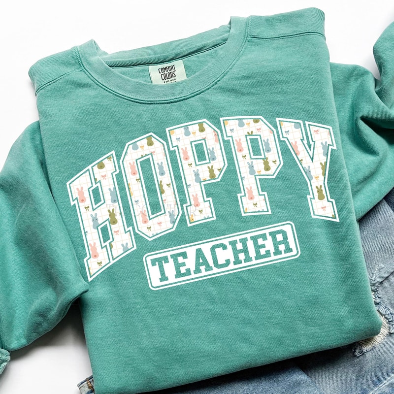 Hoppy Teacher Bunny Easter TShirt