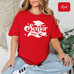 senior 2026 graduation cap shirt classic senior 2026 shirt class of 2026 tee