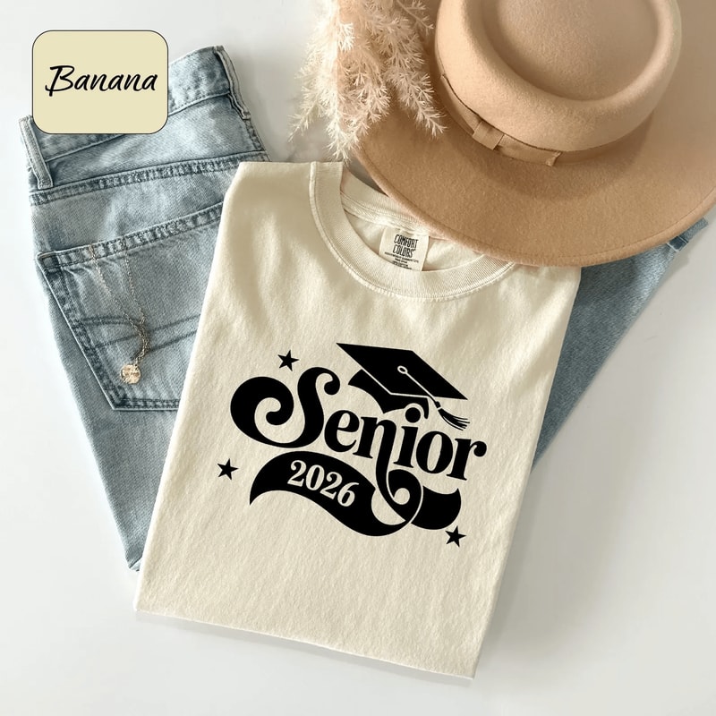 Senior 2026 Graduation Cap Shirt Classic Senior 2026 Shirt Class Of 2026 Tee 2