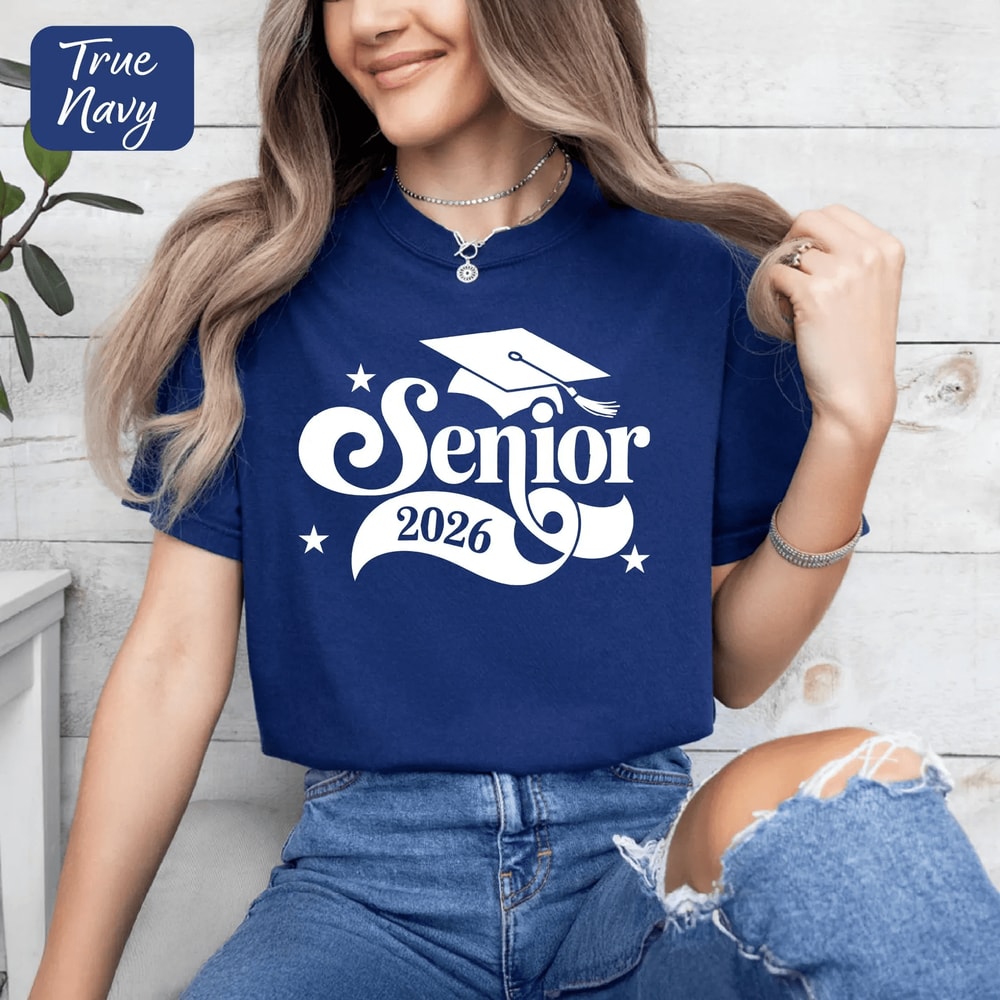 Senior 2026 Graduation Cap Shirt Classic Senior 2026 Shirt Class Of 2026 Tee 3