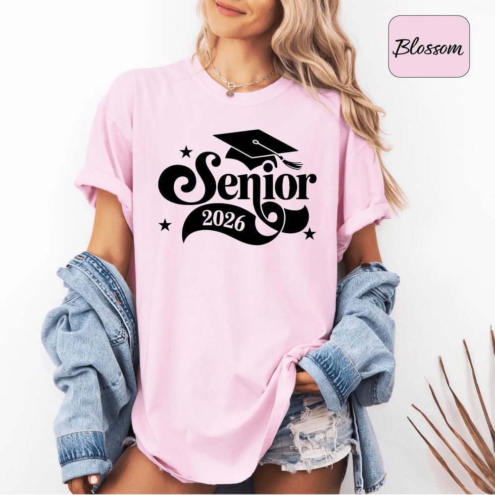 Senior 2026 Graduation Cap Shirt Classic Senior 2026 Shirt Class Of 2026 Tee 4