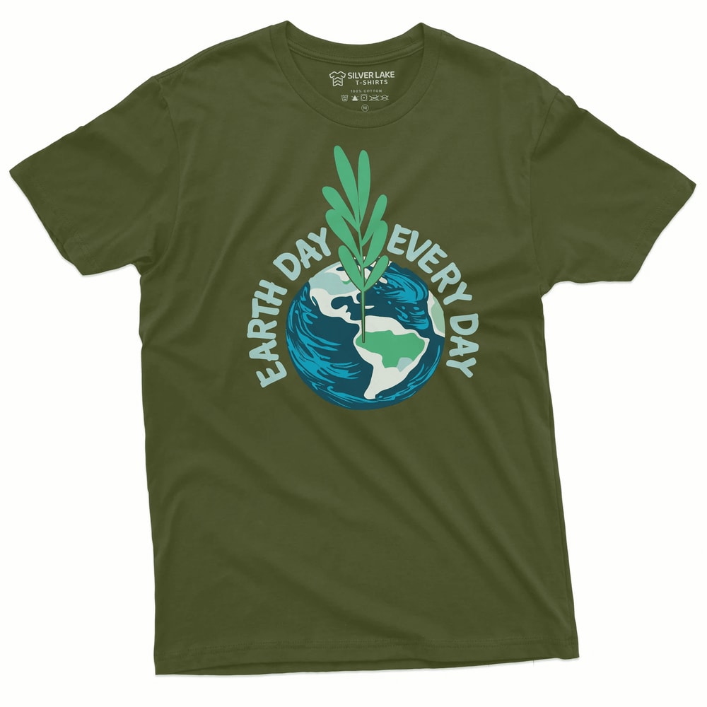 Earth Day Every Day Shirt Eco Friendly Earth Day T Shirt Nature Graphic Tee 4