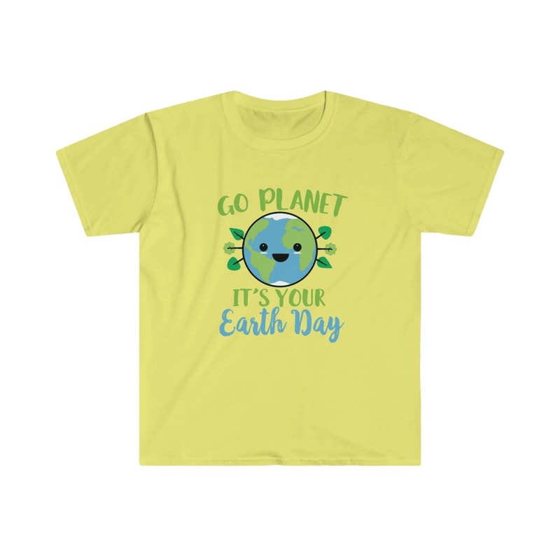 Cute Go Planet Earth Day Shirt Funny Earth Day T Shirt Kawaii Planet Graphic Tee 2