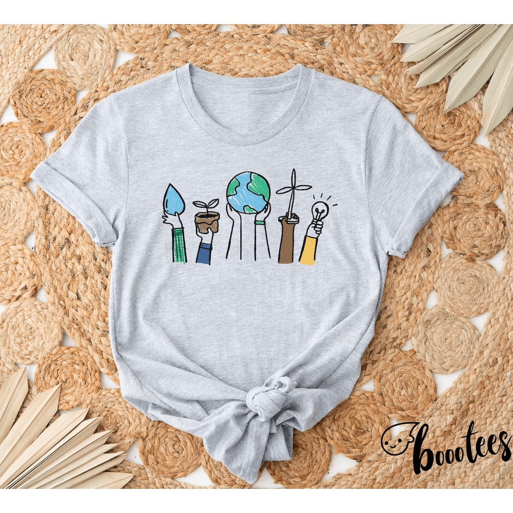 Climate Change Earth Day Shirt Renewable Energy Earth Day T Shirt Eco Awareness Tee 0