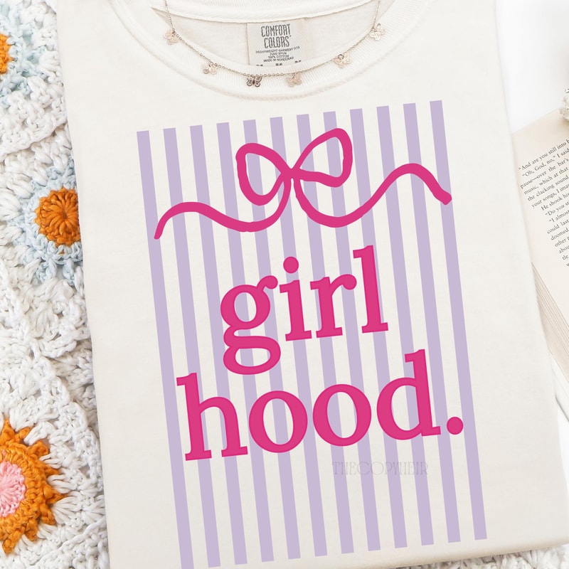 Coquette Girlhood Preppy Striped TShirt 0