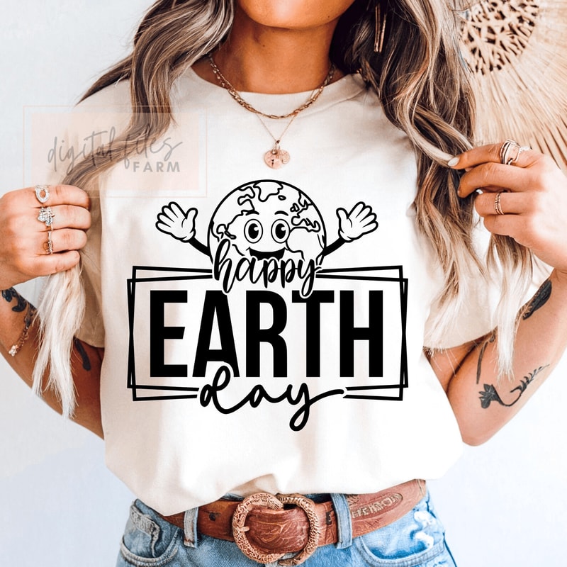 Happy Earth Day Bundle Cute Earth Day Planet Design 1