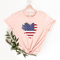 USA Heart Flag Shirt Patriotic 4th Of July Shirt American Flag Love Tee 1