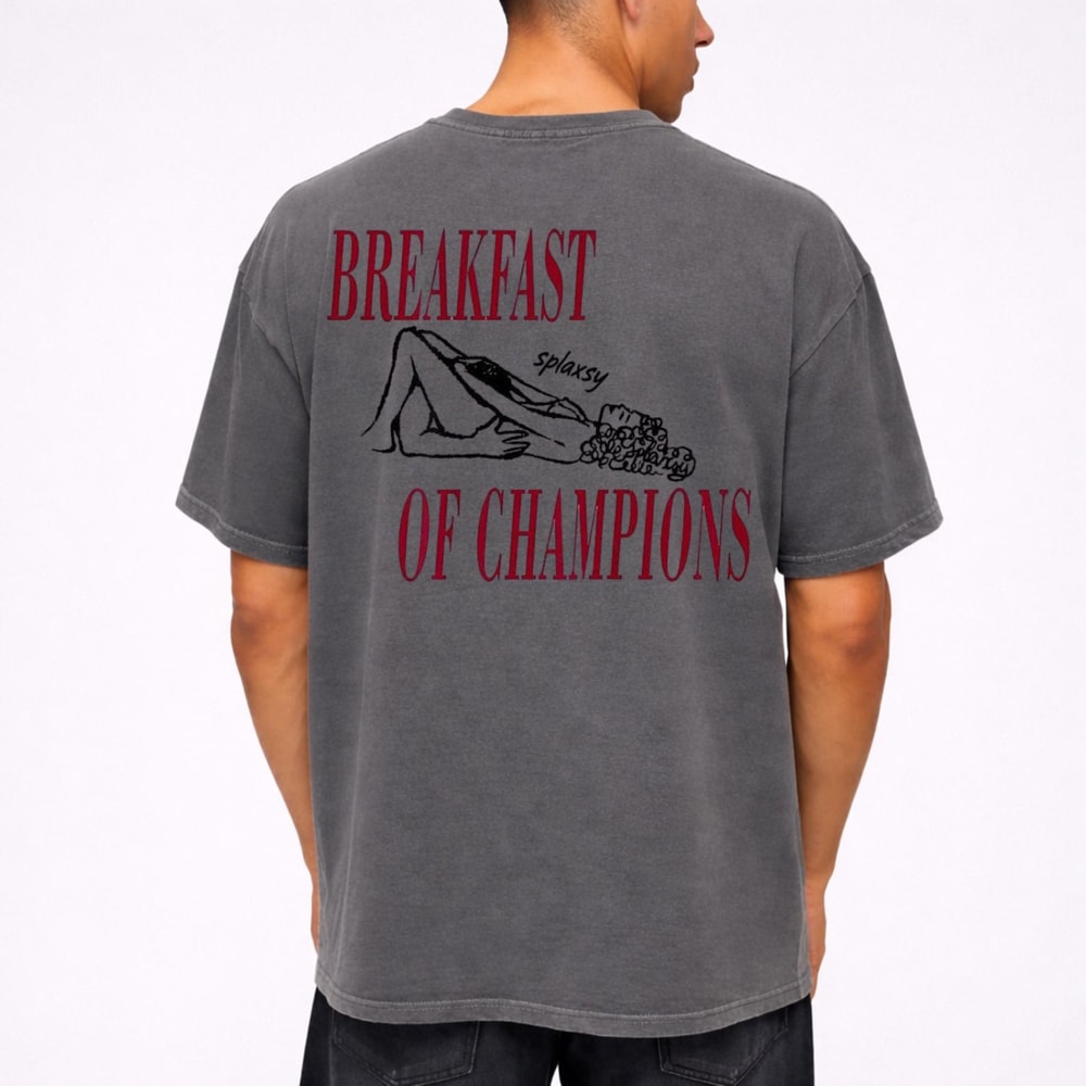 Breakfast Of Champions Shirt Funny Camping Graphic Tee Outdoor Adventure Gift 1