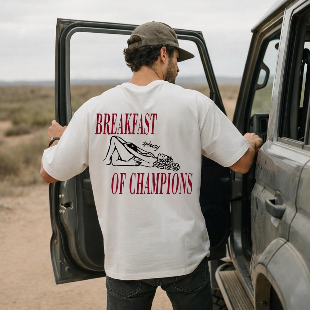 Breakfast Of Champions Shirt Funny Camping Graphic Tee Outdoor Adventure Gift 4