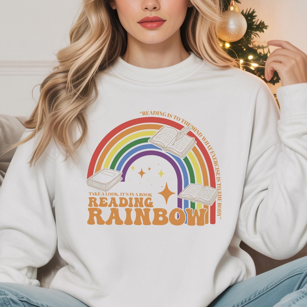 Reading Rainbow SweatshirtTake a Look Its in a Book Comfort Colors ShirtBook LoverFunny Bookish