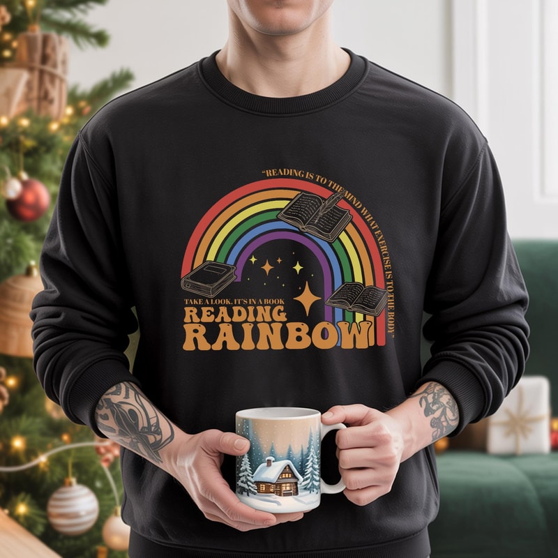Reading Rainbow SweatshirtTake a Look Its in a Book Comfort Colors ShirtBook LoverFunny Bookish
