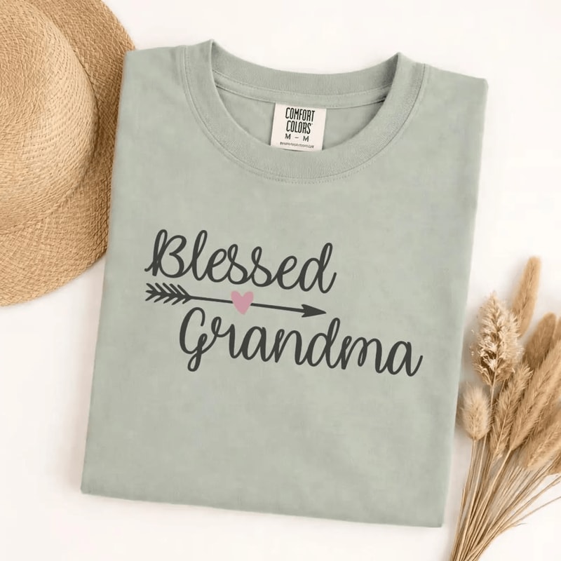 Blessed Grandma Shirt Floral Comfort Colors Tee Mothers Day Gift 1