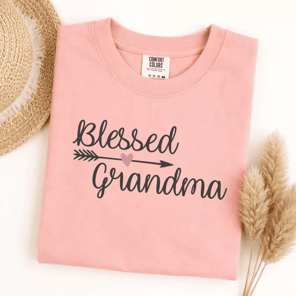 Blessed Grandma Shirt Floral Comfort Colors Tee Mothers Day Gift 2