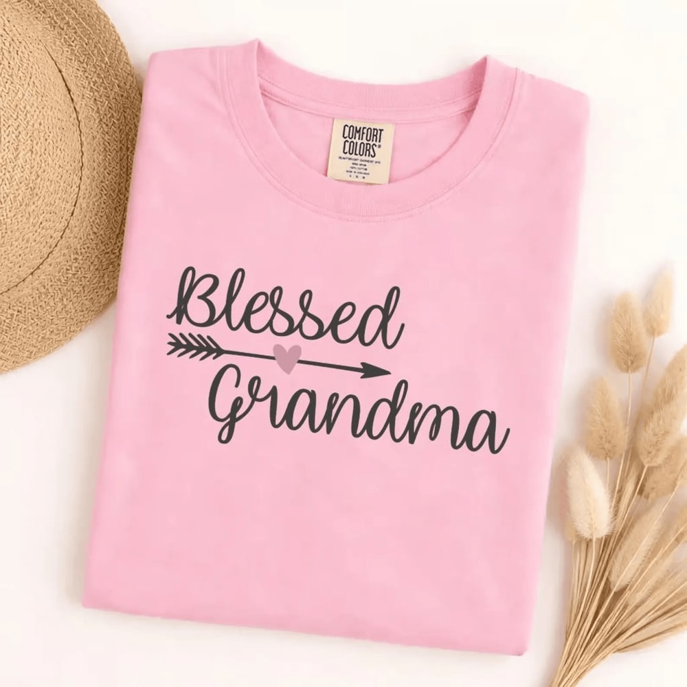 Blessed Grandma Shirt Floral Comfort Colors Tee Mothers Day Gift 3