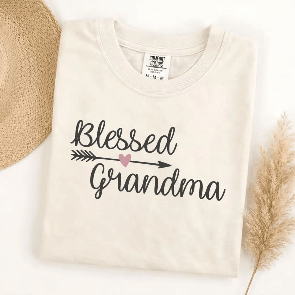 Blessed Grandma Shirt Floral Comfort Colors Tee Mothers Day Gift 4