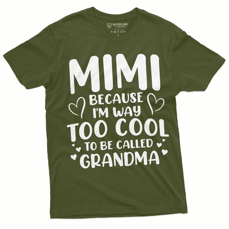 Mimi Grandma Shirt Cute Mimi Gift Tee For Grandmother 1