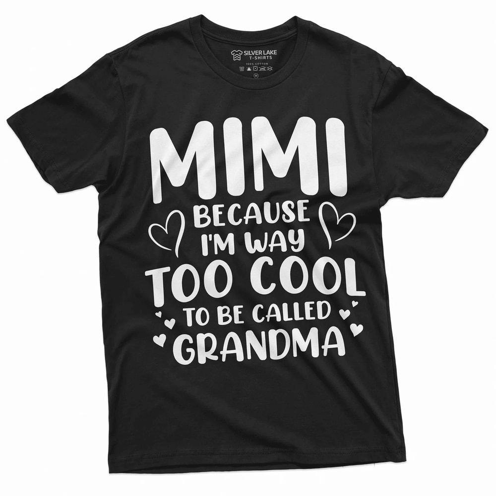 Mimi Grandma Shirt Cute Mimi Gift Tee For Grandmother 2