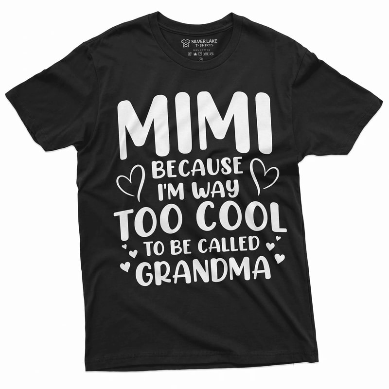 Mimi Grandma Shirt Cute Mimi Gift Tee For Grandmother 2