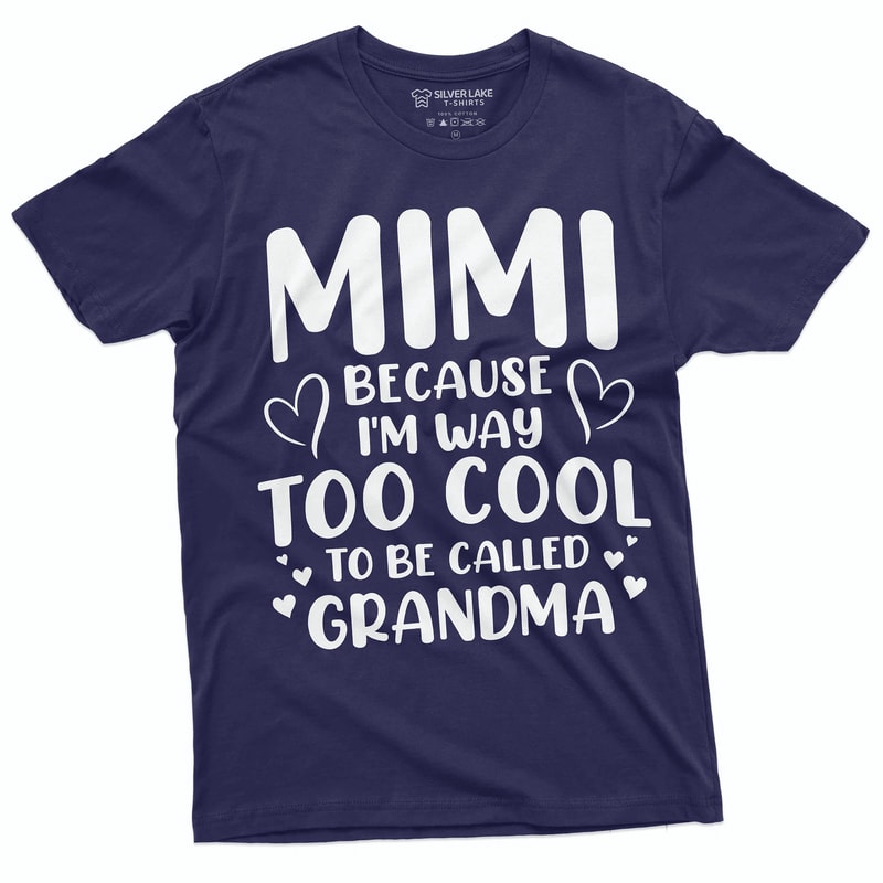 Mimi Grandma Shirt Cute Mimi Gift Tee For Grandmother 3
