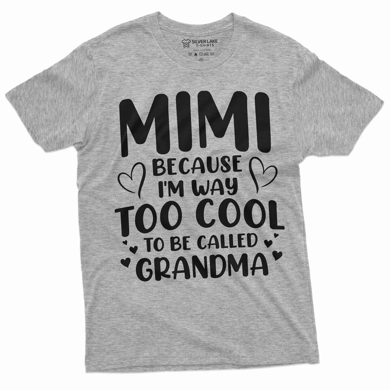Mimi Grandma Shirt Cute Mimi Gift Tee For Grandmother 0