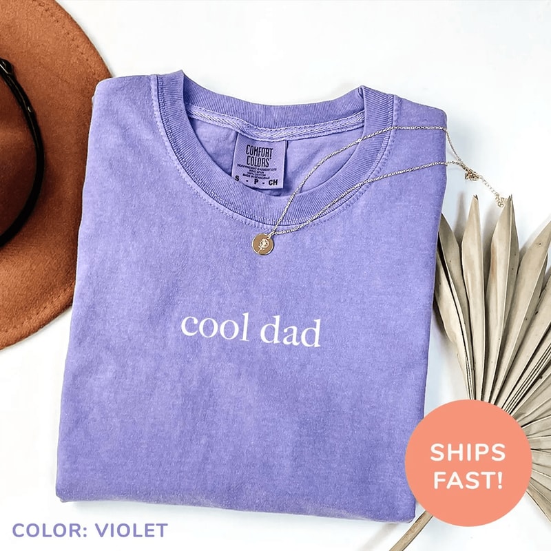 Cool Dad Shirt Comfort Colors Fathers Day Shirt New Dad Gift Dad Club Tee 3