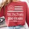 We The People 250 Years Shirt Patriotic American Flag 4th Of July Graphic Tee 0