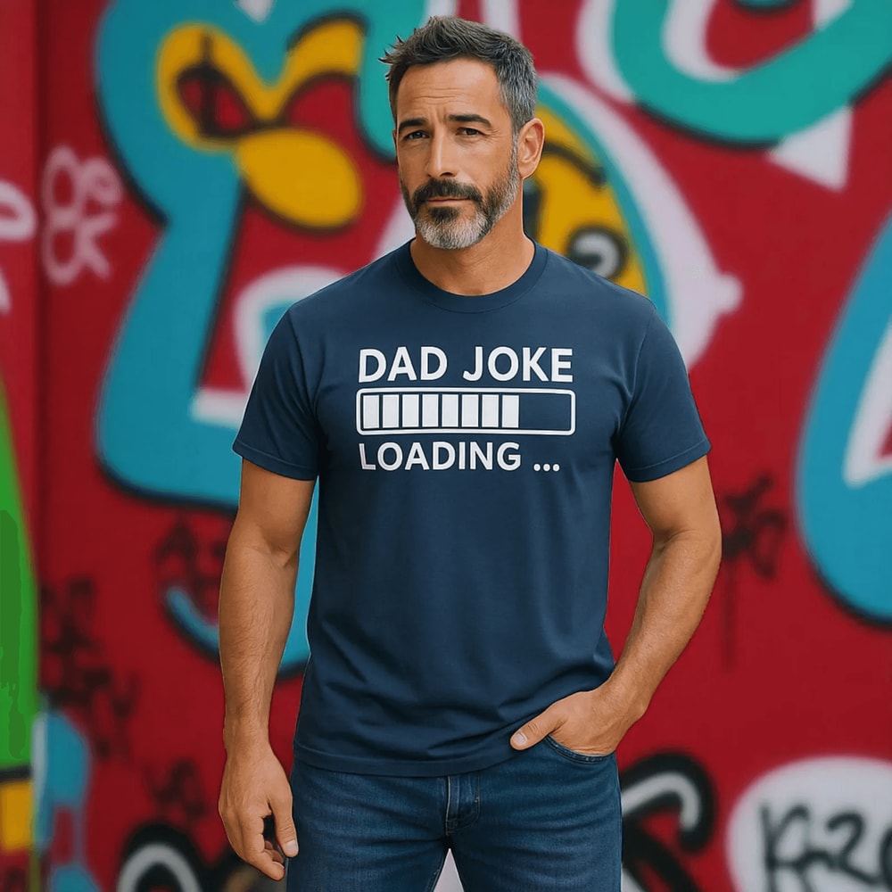 Dad Joke Loading Shirt Funny Fathers Day Gift Dad Joke Tee 4