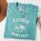 Father Mows Best Shirt Comfort Colors Funny Fathers Day Gift Lawn Dad Tee 1