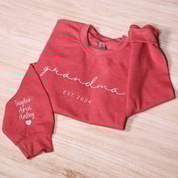 grandma sweatshirt personalized est year custom grandma shirt cozy gift