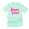 Vacay Vibes Neon Shirt Summer Vacation Graphic Tee Beach Vibes Travel Shirt 3